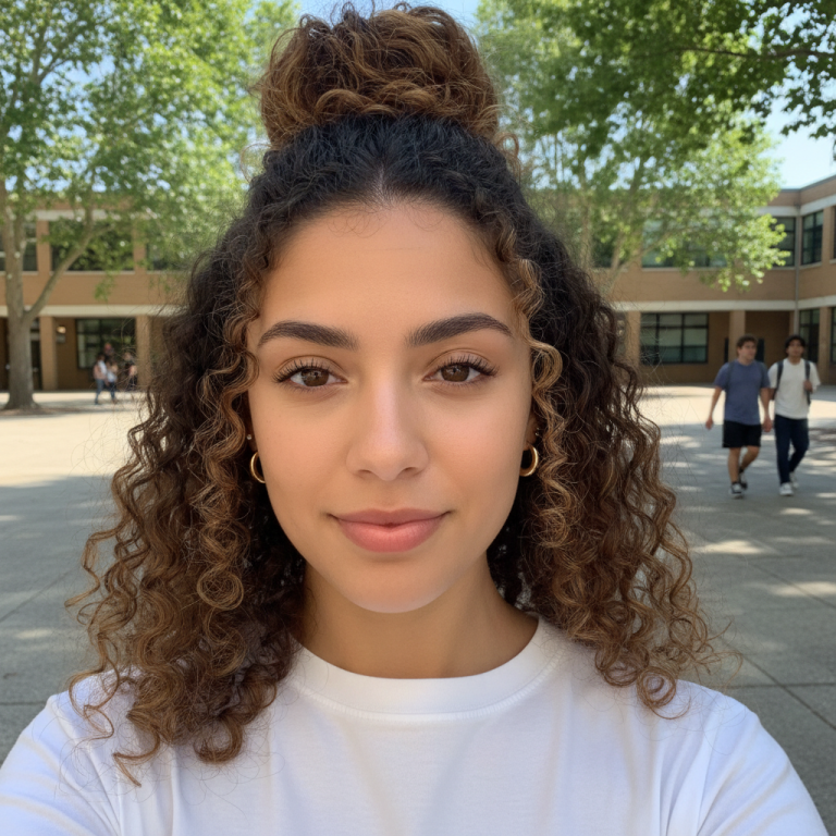 18 Curly Hairstyles for School That Are Cute & Low-Maintenance
