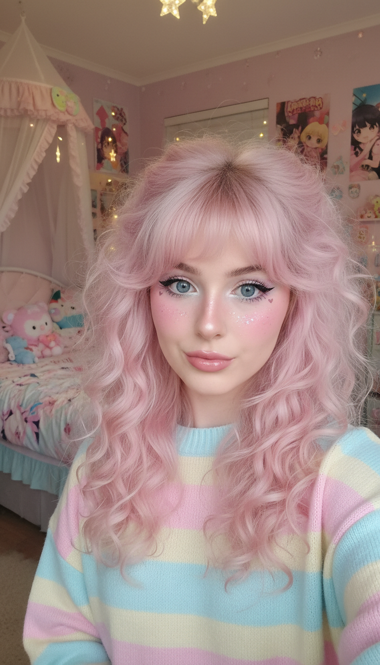 15 Curly Scene Hairstyles for an Edgy, Retro Vibe