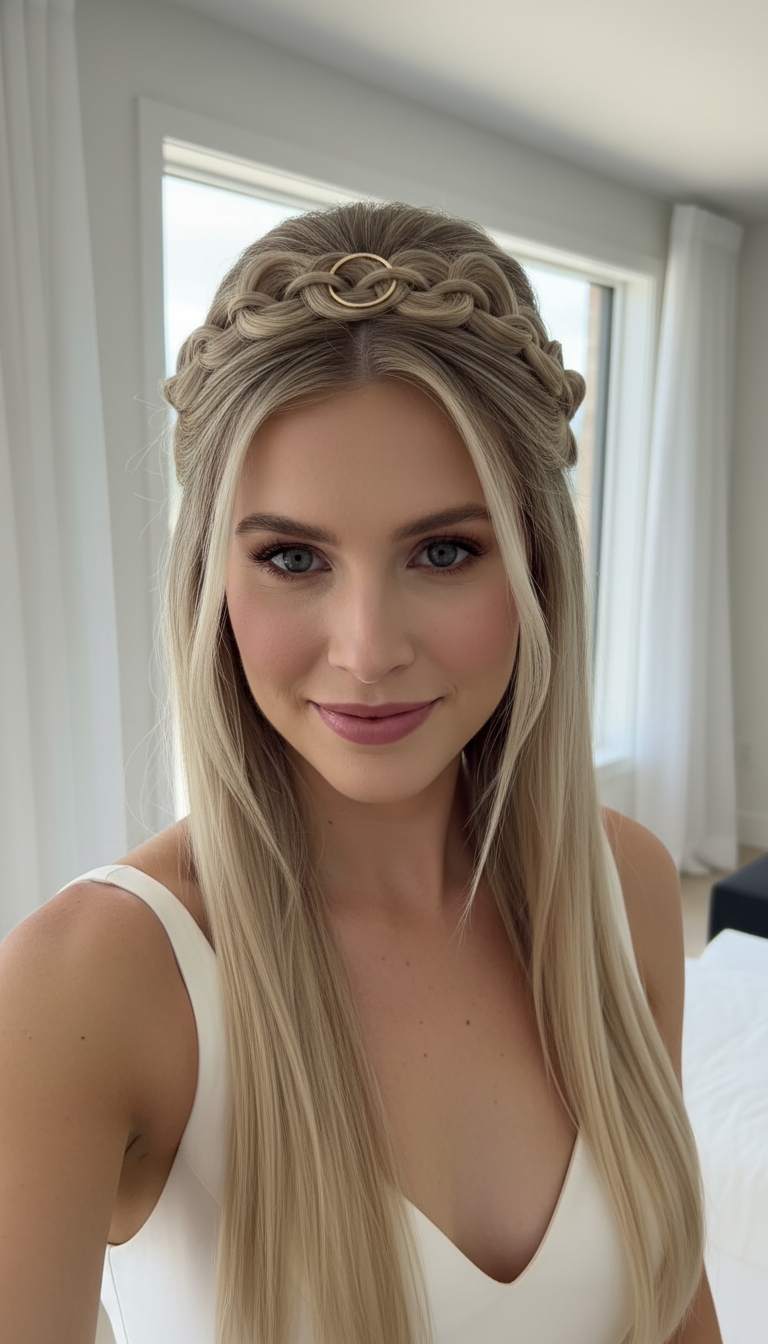 17 Stunning Half Up Half Down Wedding Hairstyles