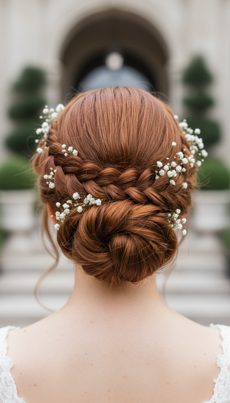 18 Elegant Wedding Bun Hairstyles for Brides & Guests