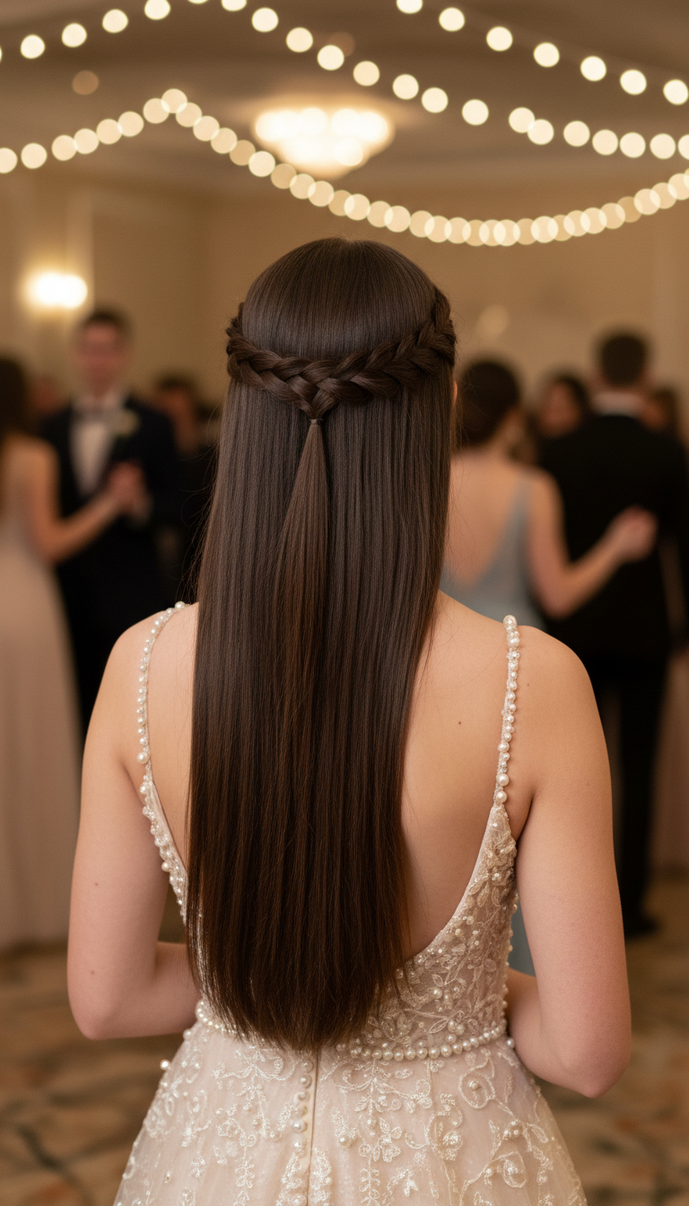 15 Straight Hair Prom Hairstyles for a Sleek Look