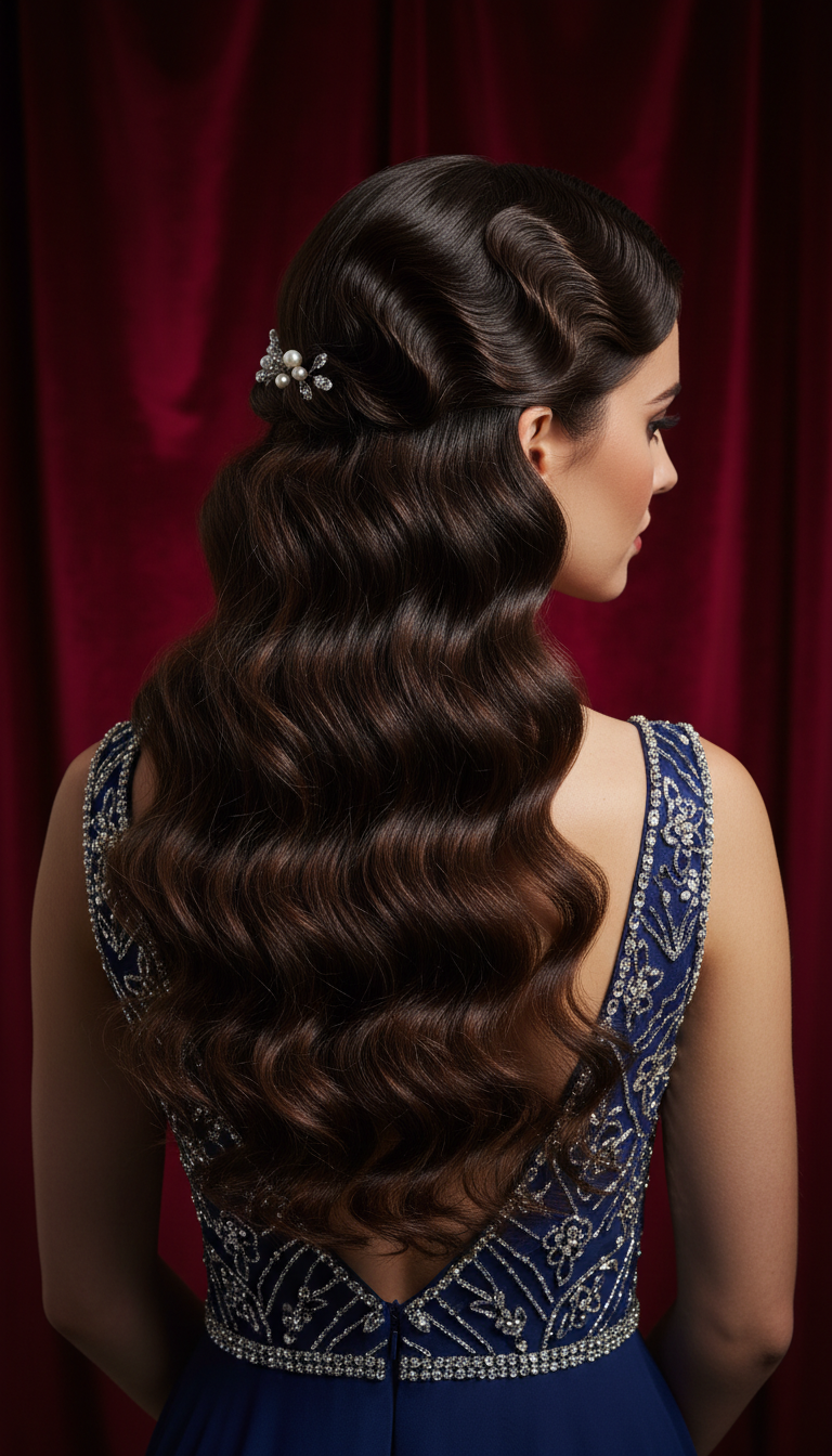 15 Half Up Prom Hairstyles for Long & Medium Hair