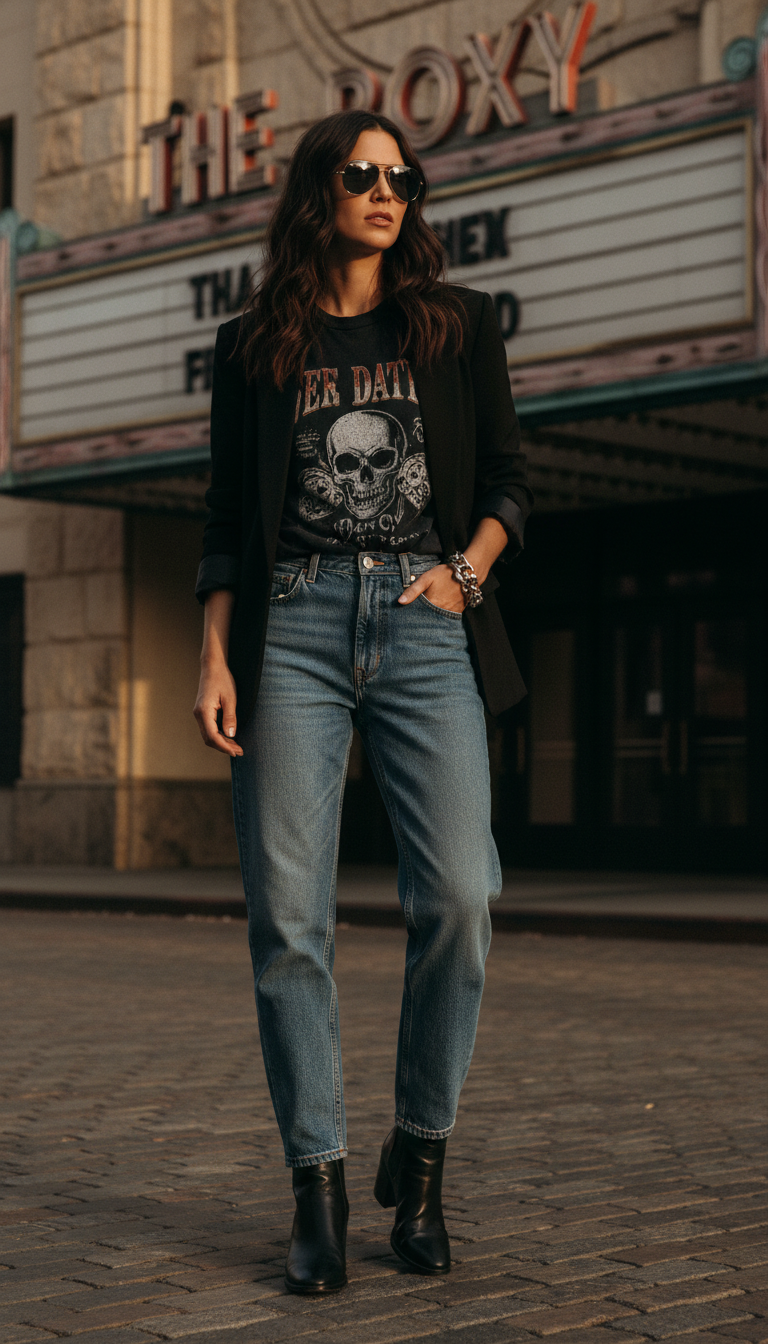 20 Blue Jeans Outfits for Every Season and Occasion