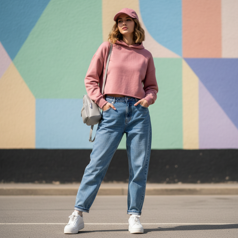 12 Baggy Blue Jeans Outfits That Are Trendy and Comfortable